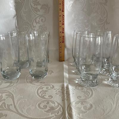 Lot of 12 water glasses