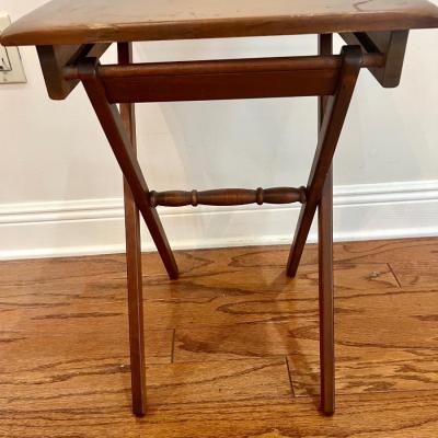 Vintage Folding Table~ Set Of 4