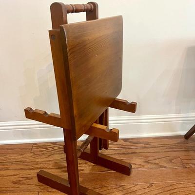 Vintage Folding Table~ Set Of 4