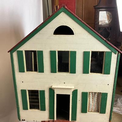 1255 Vintage Doll House from the 1945 Women’s Day Workshop with Accessories