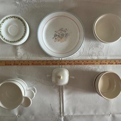 Lot of Corelle & Corning dishes