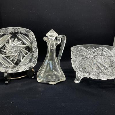 1262 Cut Glass LOT