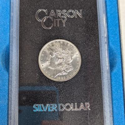 1882 CC Carson City Morgan Silver Dollar With Box