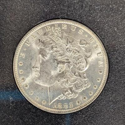 1882 CC Carson City Morgan Silver Dollar With Box
