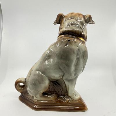 1279 Antique Scottish Bo'ness Pottery Pug
