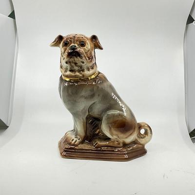 1279 Antique Scottish Bo'ness Pottery Pug