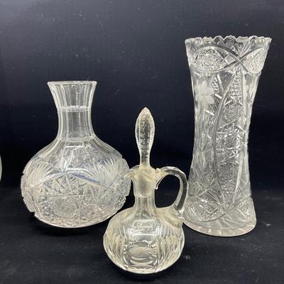 1264 Cut Glass LOT