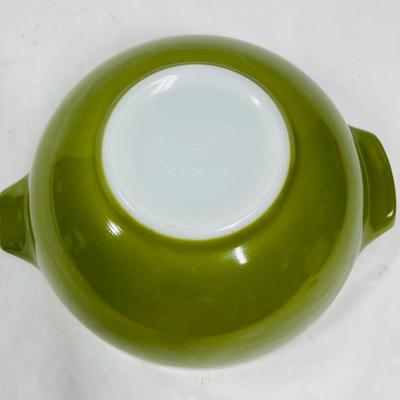 Vintage Pyrex Bowl, Avocado Green Solid Colorr