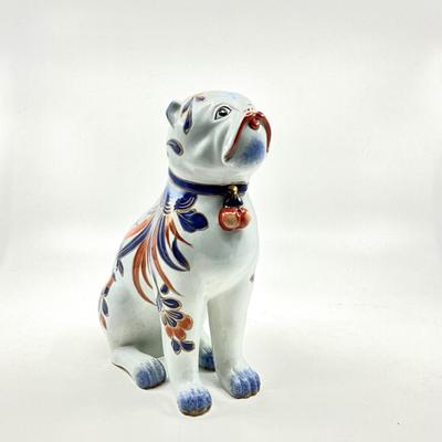 1280 Vintage Handpainted Italian Ceramic Pug Dog by Paul Hanson