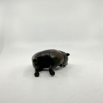 1281 Vintage Brass Pug Figure