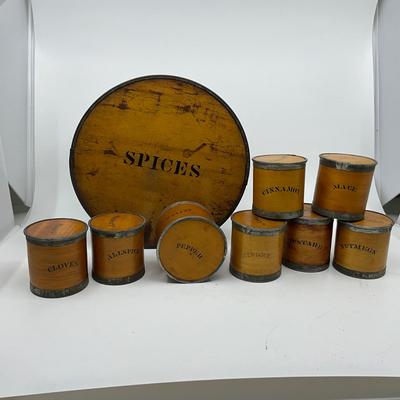 1267 Antique Spice Set