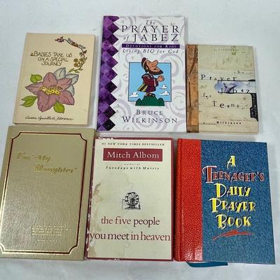 6 Vintage Books - Religious Themed - The Prayer Jabez, A Teenager's Daily Prayer Book, etc