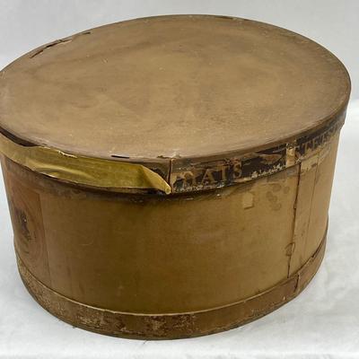 Vintage Stetson Hat 7-3/8 with large original Hat Box