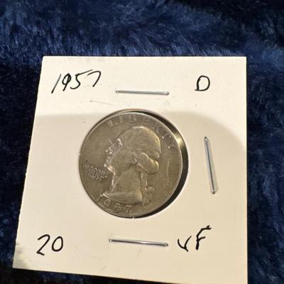 1957 D George Washington VF