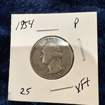 1954 P GEORGE WASHINGTON VF+