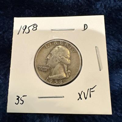 1958 D GEORGE WASHINGTON XVF