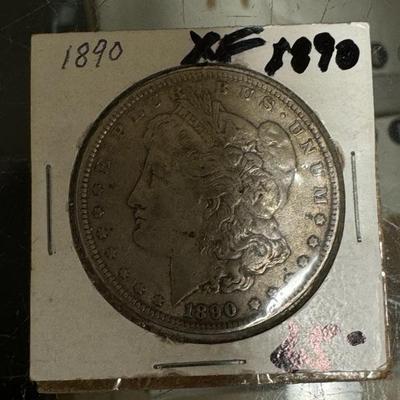 1890 MORGAN XF US COIN 1$ silver