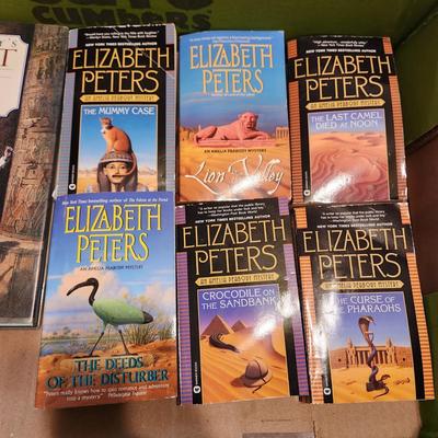 Lot of Elizabeth Peters Hardback & Paperback Books