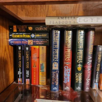 Lot of Elizabeth Peters Hardback & Paperback Books