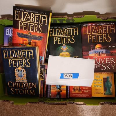 Lot of Elizabeth Peters Hardback & Paperback Books
