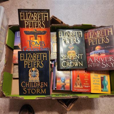 Lot of Elizabeth Peters Hardback & Paperback Books