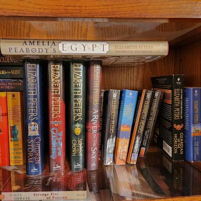 Lot of Elizabeth Peters Hardback & Paperback Books