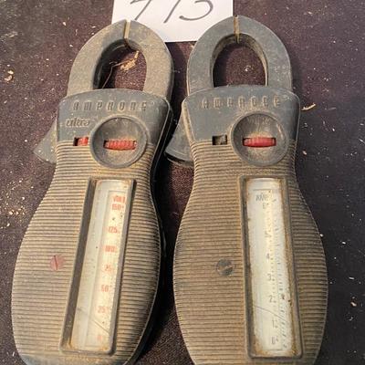 Vintage Amprobe Clamp Meters