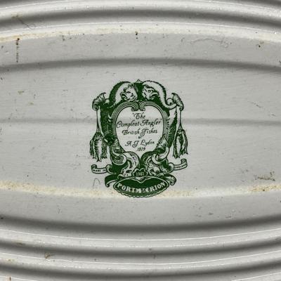 1293 Vintage 1981 "The Complete Angler British Fishes" Portmeirion Platter
