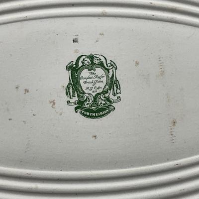 1295 Vintage 1981 Portmeirion " The Complete Angler British Fishes" Salmon Oval Platter