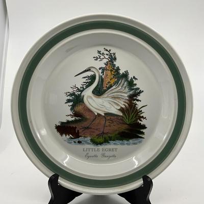1297 Set of 6 Vintage 1978 Portmeirion "Birds of Great Britain Birds" Dinner Plates