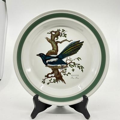 1297 Set of 6 Vintage 1978 Portmeirion "Birds of Great Britain Birds" Dinner Plates