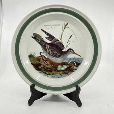 1297 Set of 6 Vintage 1978 Portmeirion "Birds of Great Britain Birds" Dinner Plates