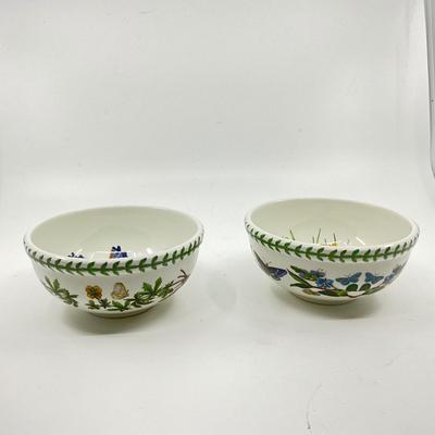 1299 Set of Two Vintage 1972 Portmeirion Botanical Garden Cereal Bowls