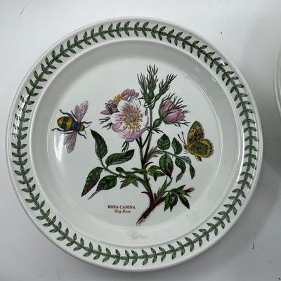 1300 Vintage Portmeirion Botanical Garden Salad Plates and Bowl Set 1972