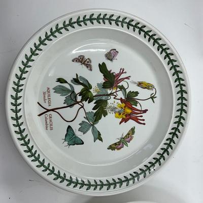 1300 Vintage Portmeirion Botanical Garden Salad Plates and Bowl Set 1972