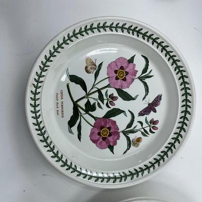 1300 Vintage Portmeirion Botanical Garden Salad Plates and Bowl Set 1972