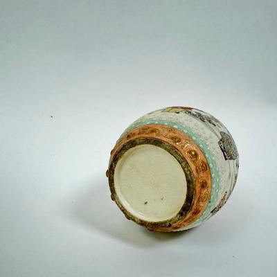 1301 Antique Japanese Satsuma Vase