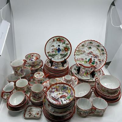 1304 Large Lot of Geisha Girl Japanese Porcelain China