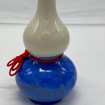 Chinese Vintage Porcelain Double Gourd Vase