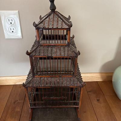 Chinese Vintage Bird Cage