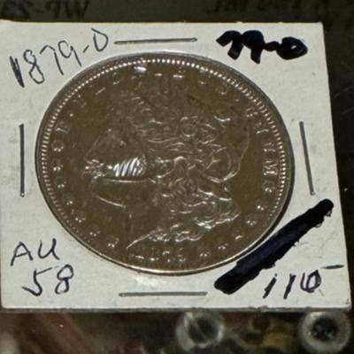 1879 O MORGAN A U 58