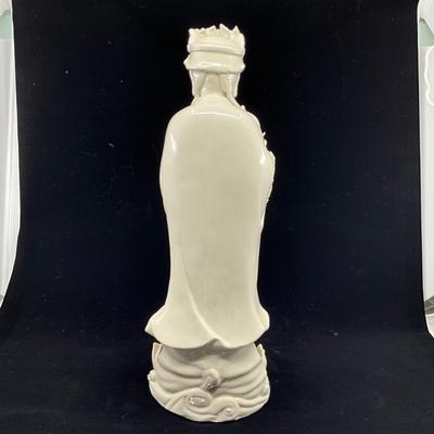 1307 Vintage Porcelain Asian Figure Blanc Figure