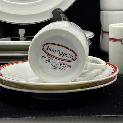 1312 Lot of Toscany Bon Appétit Porcelain French China