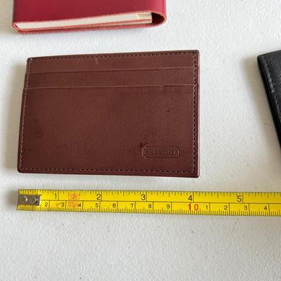 5 Piece Designer Leather Lot - Coach, Perry Ellis, L'Atelier Des Tuileries