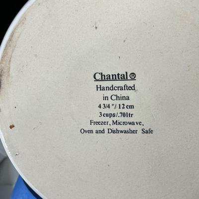 1318 White Porcelain Emile Henry and Chantal Cookware