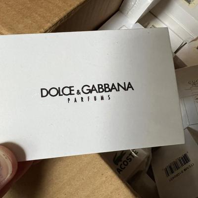 Box Full New Sealed Designer Blotter Cards - Gucci, Dolce Gabbana, Lacoste