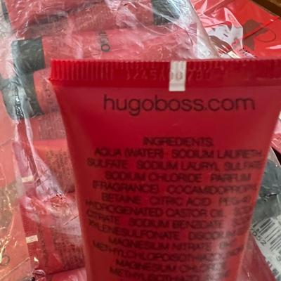 Big Lot Hugo Boss "Red" Cologne Samples Shower Gels