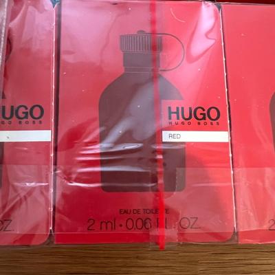 Big Lot Hugo Boss "Red" Cologne Samples Shower Gels