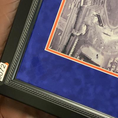 Shea Stadium Shadow Box W/ Signed Tom Seaver Baseball