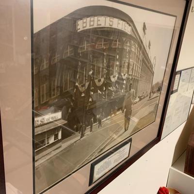 Large Framed Print Jackie Robinson At Ebbets Field